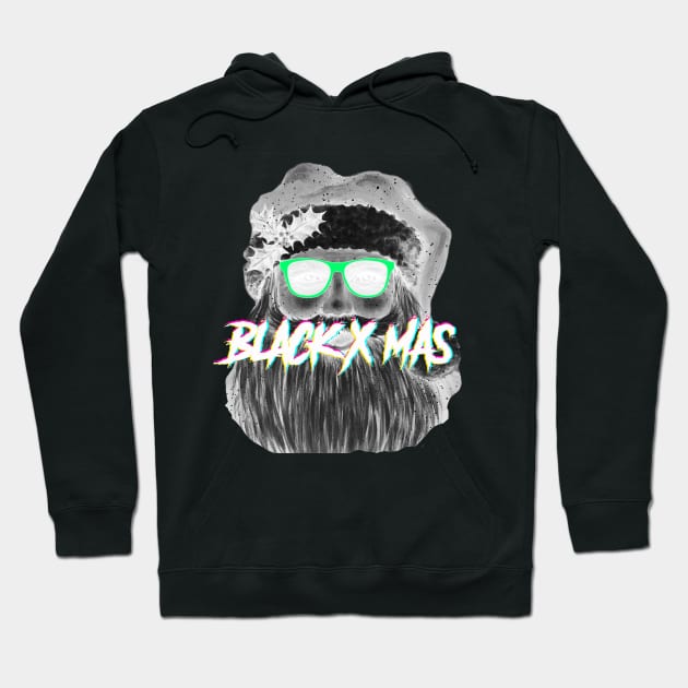 Merry black christmas Hoodie by ZOO OFFICIAL